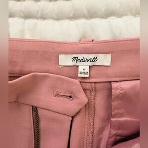 Madewell size 4 Fairbanks Pants in Pink